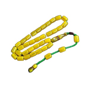 Résine TASBIH EID CADEAUX OUTIL DE PRIÈRE LUKS Perle de prière ambre Misbah33 Perles homme musulman chapelet Mât khan Islamique Eid tesbih - Product Image 1