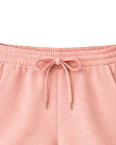 Dusty Pink Women Shorts Elastic Waist <b>Drawstring</b> Casual Gym Shorts Soft Stretch Summer Lounge Shorts Comfortable Daily Wear - Product Image 6