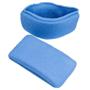 Protector de nudillos de algodón azul para entrenamiento de boxeo, ajuste cómodo para todas las estaciones, protectores de nudillos de gel - Product Image 1