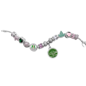   Pulsera Premium Boule Skyline 2026 con Cristal Verde, Joyería Elegante para Mujer, Pulsera de Hermandad, Accesorios de Moda - Product Image 1
