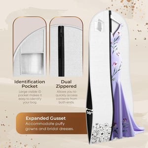 Bolsa de Viaje para Ropa, Resistente al Agua, de Tela No Tejida, con Correa de Hombro Ajustable y Funda para Equipaje - Product Image 6