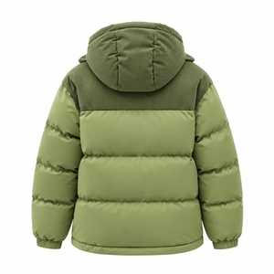 Veste d'hiver pour homme à col montant, imperméable, effet brillant, alternative au duvet, style puffer - Product Image 2
