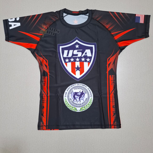 Maillot de compression personnalisé pour MMA, sublimé, pour entraînement de combat et grappling - Product Image 2
