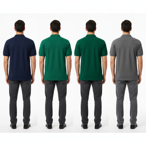 Polo en coton 100% de haute qualité, personnalisable, taille XL, manches courtes, styles décontractés, polos originaux colorés, vente en gros - Product Image 3