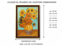 Reproduction de haute qualité de la série Tournesols d'Impressionnisme de Van Gogh, peinture à l'huile sur toile, fleurs, peintures, taille personnalisée