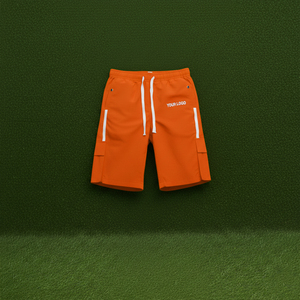 Custom Made 100% Cotton Windproof & Waterproof <b>Lightweight</b> OEM Service Solid Men Hip Hop Style Relaxed Fit <b>Cargo</b> Pockets <b>Shorts</b> - Product Image 2