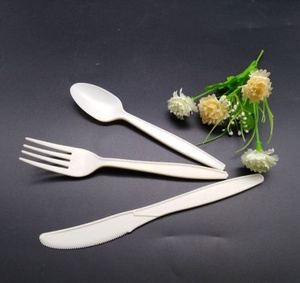 Nouveau Couteau jetable en fibre de papier 155 mm, Couverts naturels pour la pâtisserie, les desserts et le service en café, Lot de 100 pièces pour l'hôtellerie - Product Image 1
