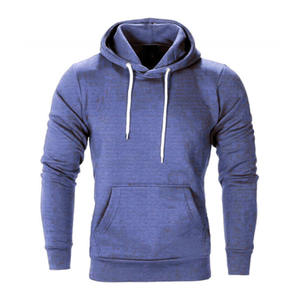Sweat-shirt à capuche pour homme, en tricot d'hiver, fermeture éclair sur le devant, tissu respirant et écologique, coupe classique, manches longues, impression de logo personnalisée - Product Image 6