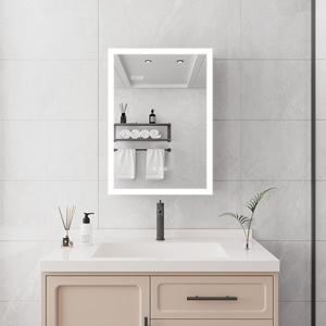 Armadietto a Specchio LED per Bagno 28x20 Pollici con Luci e Funzione Antiappannamento - Product Image 5