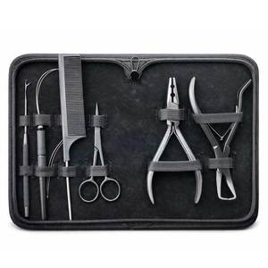 Kit d'outils et d'accessoires professionnels pour extensions de cheveux, adapté aux coiffeurs de salon, aux spécialistes de la beauté et aux utilisateurs à domicile - Product Image 2