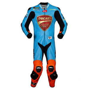 ชุดแข่งรถมอเตอร์ไซค์ Pol Espargaro MotoCP หนังวัวและหนังจิงโจ้ หนา 1.3 มม. พร้อมเกราะป้องกัน CE - Product Image 1