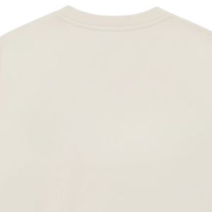 Men Oversized Neutral T Shirt Short Sleeve Crew Neck Cotton Casual Streetwear Top <b>Small</b> <b>Chest</b> Logo Print Summer Tee - Product Image 4