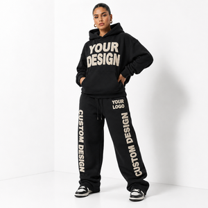 Ensemble Jogging Décontracté à Capuche Personnalisé pour Homme en Molleton Épais Brossé avec Taille Élastique et Cordon de Serrage – Tendance OEM - Product Image 3