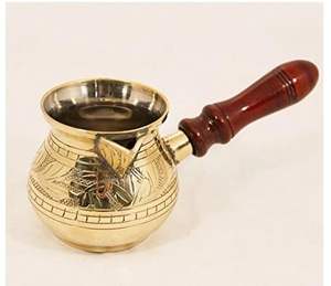 Cafetera Turca Árabe de Acero Inoxidable de 300 ml, Apta para Inducción, con Aislamiento Térmico, Utensilios para Café y Té - Product Image 3