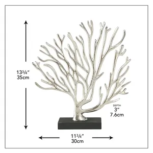 Escultura Decorativa de Hierro Hecha a Mano de Primera Calidad, Adorno Moderno para Interiores Residenciales Sofisticados, Elegante y Minimalista en Dorado - Product Image 1