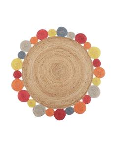 Belles assiettes et tapis de présentation en rotin tissé à la main de conception de coquillage napperons décoratifs de table tendance chaude - Product Image 1