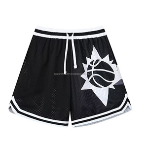 Pantalones Cortos de Baloncesto de Malla Personalizados al por Mayor, Unisex, de Alta Calidad, Doble Capa, Poliéster Transpirable, Tallas Grandes, Técnicas de Impresión Rápida - Product Image 5