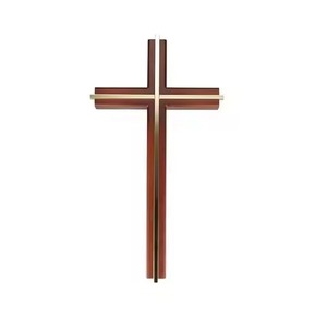 Crucifijo Tradicional de Latón para Decoración del Hogar, Sala de Estar, Mesa, Diseño Duradero para Uso en Iglesias - Product Image 2