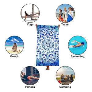 Serviette de plage personnalisée la plus vendue pour unisexe, serviette de plage professionnelle de haute qualité avec logo personnalisé - Product Image 3