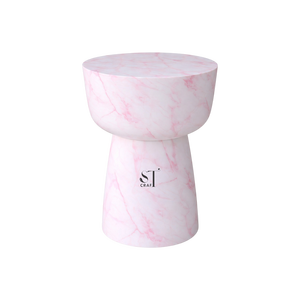 High Quality Luxury Marble Mosasic Side Table End Table Minimalist Hourglass <b>Stool</b> Garden Furniture Outdoor Indoor Coffee Table - Product Image 1