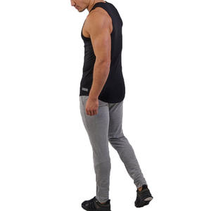 Débardeurs en coton/fibre de bambou tissés sur mesure pour hommes, grande taille, débardeur de sport décontracté d'été, écologique, séchage rapide, respirant - Product Image 6