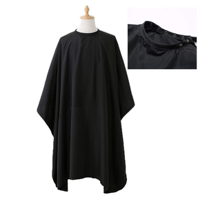 Nouvelle cape de barbier avec logo personnalisé, professionnelle pour salon, imperméable, antistatique, anti-adhésive, en silicone et nylon, avec trou pour les bras - Product Image 4