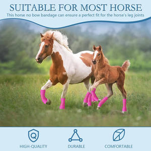 Vendas de fábrica de vendas elásticas transpirables para caballos más vendidas, vendas de polo para caballos de material personalizado - Product Image 4