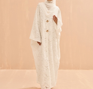 New 2026 Dubai Beautiful Dubai Traditional Islamic Women's Saudi Arabian Abaya Spring Polyester Breathable Ankle Length Muslim - Product Image 4