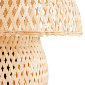 Lampe de table en bambou naturel tissé pour la décoration de la maison, de la chambre à coucher, du salon et l'éclairage intérieur - Product Image 2