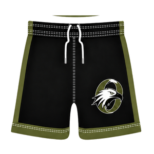 Ensemble short et maillot de football vert olive – Tenue de performance athlétique pour équipe, vêtements d'entraînement, vêtements de sport - Product Image 4