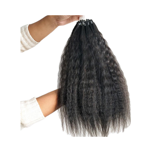 Extensiones de Cabello Humano Natural Suave Virgen Remy Indio de Doble Trama de Alta Calidad, en Venta, Todos los Colores Personalizables - Product Image 5