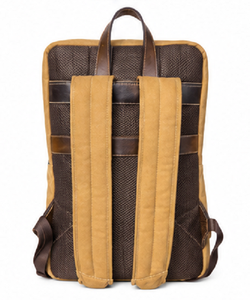 Modern Canvas and Leather <b>Laptop</b> <b>Backpack</b> Large Capacity Lightweight College Office Travel Business <b>Backpack</b> for Men and Women - Product Image 3