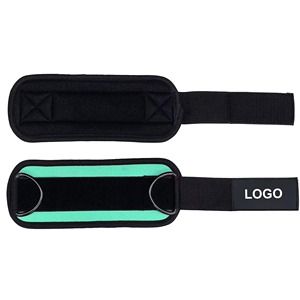 Padded Neoprene Ankle Straps Cable <b>Machine</b> Attachments Leg <b>Glute</b> Kickbacks Workout Fitness Exercise Foot Belt Cuffs Adult Pack - Product Image 2