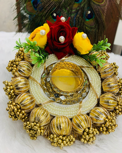 Decorative Floral <b>Tealight</b> Rangoli Diwali Festive Candle <b>Holder</b> Housewarming Favor Return Gifts Home Decor Wedding Decoration - Product Image 4