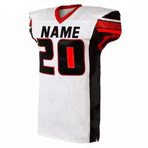 Maillots de football américain personnalisés en gros – Chemises respirantes en maille cousue, uniformes de sublimation pour matchs et entraînements - Product Image 5