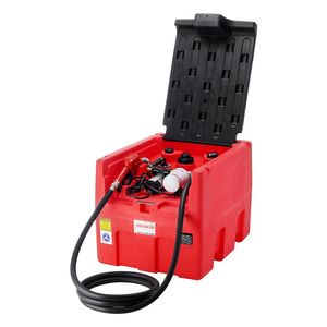 Tanque de Combustible Diésel Portátil de 48 Galones con Bomba de Transferencia Eléctrica de 12V, Caudal de 10.6 GPM, Manguera de 13.1 pies, Accesorios para Camiones - Product Image 6