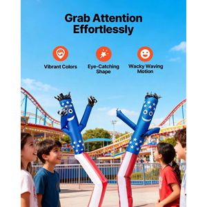 Inflable Publicitario de 10 pies de Altura, Tubo Inflable Danzante con Movimiento Ondulante, 3/4 HP, IPX3 Impermeable - Product Image 4