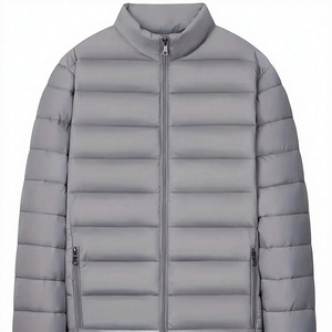 <b>Puffer</b> <b>Jacket</b> Dyed Canvas Nonwoven <b>Light</b> Weight Thick Stand Collar Warm Waterproof Windproof Reversible Eco-Friendly Customized - Product Image 2