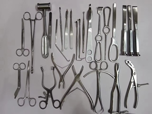 REGENSIS SURGICAL - Juego de 25 Piezas de Instrumentos Quirúrgicos Ortopédicos Básicos de Acero, Fuente de Alimentación Manual, Instrumentos Pediátricos Quirúrgicos, Modelo CE - Product Image 1