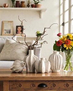 Modern <b>Ceramic</b> Flower <b>Vase</b> White Matte Finish 8-16 Inches Tabletop Decor Exquisite Durable Design - Product Image 5