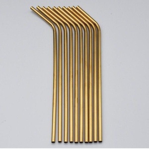 High Grade Copper Beverage Tubes Durable Metal Drinking <b>Straws</b> Suitable for Smoothies Juices Iced Tea and Everyday Drink Serving - Product Image 3