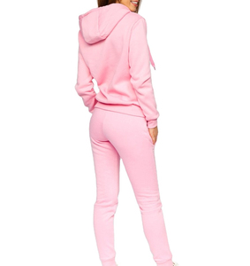 Conjunto Deportivo de Invierno para Mujer, 100% Algodón, con Capucha, Manga Larga, Pantalones Deportivos a Juego, Informal, para Correr, Gimnasio - Product Image 5
