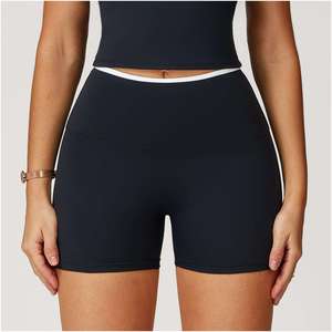 Women OEM ODM Exercise Biker Shorts <b>Tummy</b> <b>Control</b> High Waist Athletic Shorts Soft Flexible Compression Yoga Fitness Running Wear - Product Image 4