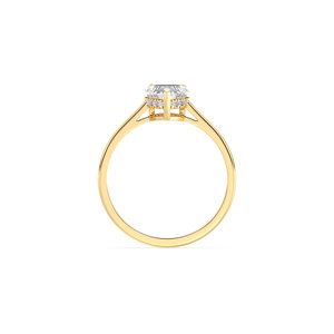 REYES High Quality Heart Cut 1.06Ct Lab Grown Diamond Ring in 14K Solid Gold Engagement Gift Jewelry at Affordable Price - Product Image 5