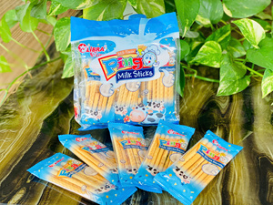 บิสกิตแท่งนมพิงโก้กรอบหวานพรีเมียม ขายดี 186 กรัม 9 ซอง/ถุง ไขมันต่ำ คาร์โบไฮเดรตต่ำ โซเดียมต่ำ โรลลิ่ง ลิบรา - Product Image 5