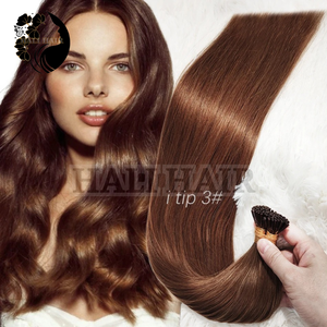 Extensiones de cabello humano Remy vietnamita de trama única I-Top de queratina profunda de todos los colores de alta calidad - Product Image 5