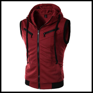 Sudadera con Capucha para Hombre, Otoño, Forro Polar, Bordado 3D, 100% Algodón, Color Sólido, Diseño con Bolsillos, Corte Regular - Product Image 4