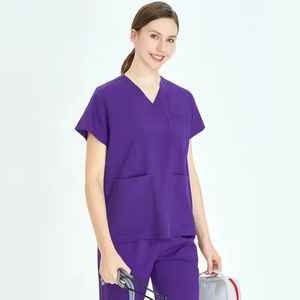 Tenues Médicales 2025 en Polyester, Rayonne et Spandex pour Hôpitaux : Blouses et Uniformes pour Médecins, Pharmaciens et Infirmières (Vente en Gros Usine) - Product Image 4