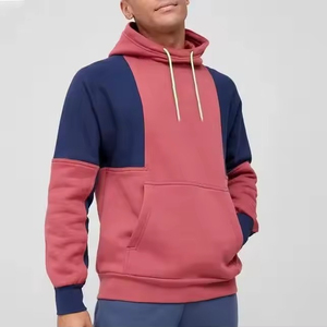 Handmade <b>Clothes</b> Manufacturer Winter Colorful Boxy Drop Shoulder Men Zipper-Up Hoodies 100% Cotton Fleece Hip Hop Digital Custom - Product Image 4