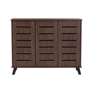 Modern Wooden <b>Shoe</b> Rack Cabinet 3 Door Entryway Storage Organizer Space Saving Floor Standing <b>Shoes</b> <b>Holder</b> - Product Image 3